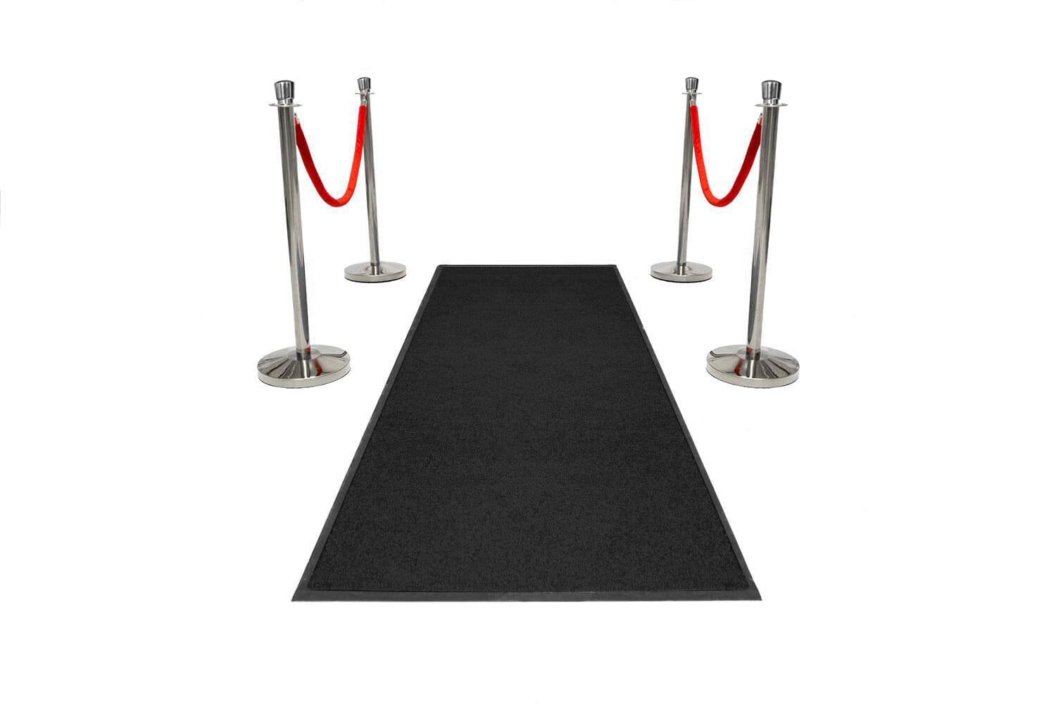 Entreepakket Welcome | Chroom - Rood | Loper Zwart | GJ Floors