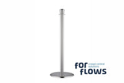 ForFlows Gala Afzetpaal | Ovale Kop - Chroom van Rodelopers