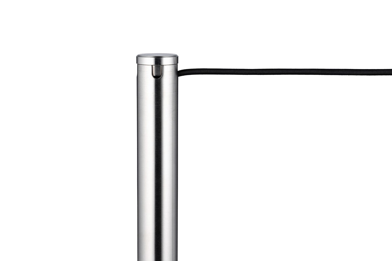 ForFlows Gallery Afzetpaal | Geborsteld Chroom - 60 cm Hoog Afzetpalen Rodelopers 