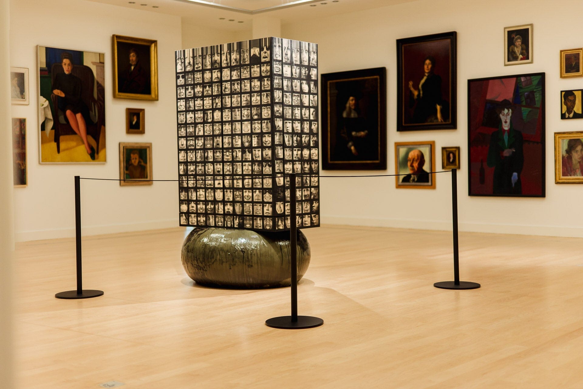 ForFlows Gallery Afzetpaal | Zwart - 90 cm Hoog Afzetpalen Rodelopers 