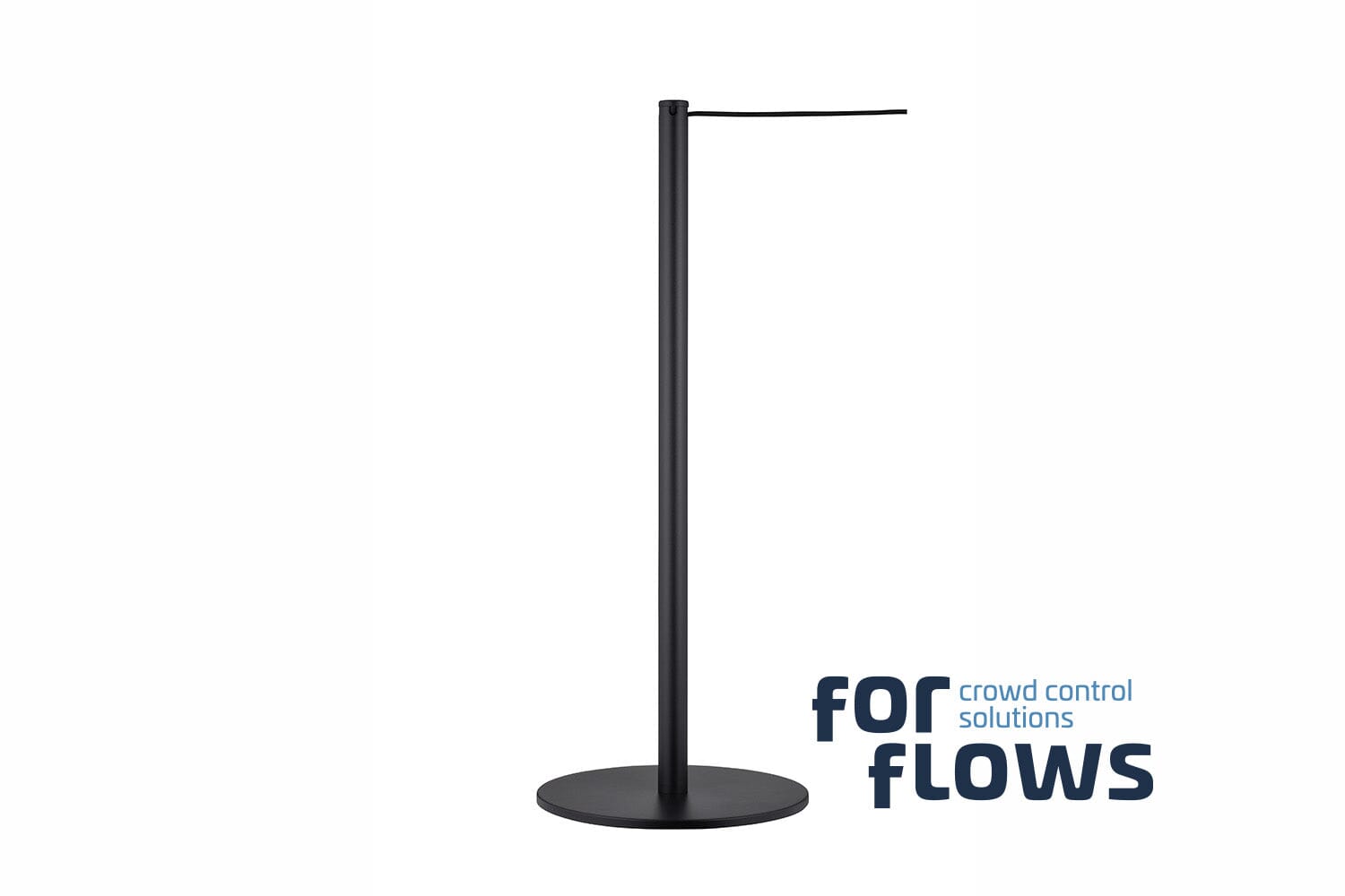 ForFlows Gallery Afzetpaal | Zwart - 90 cm Hoog Afzetpalen Rodelopers 