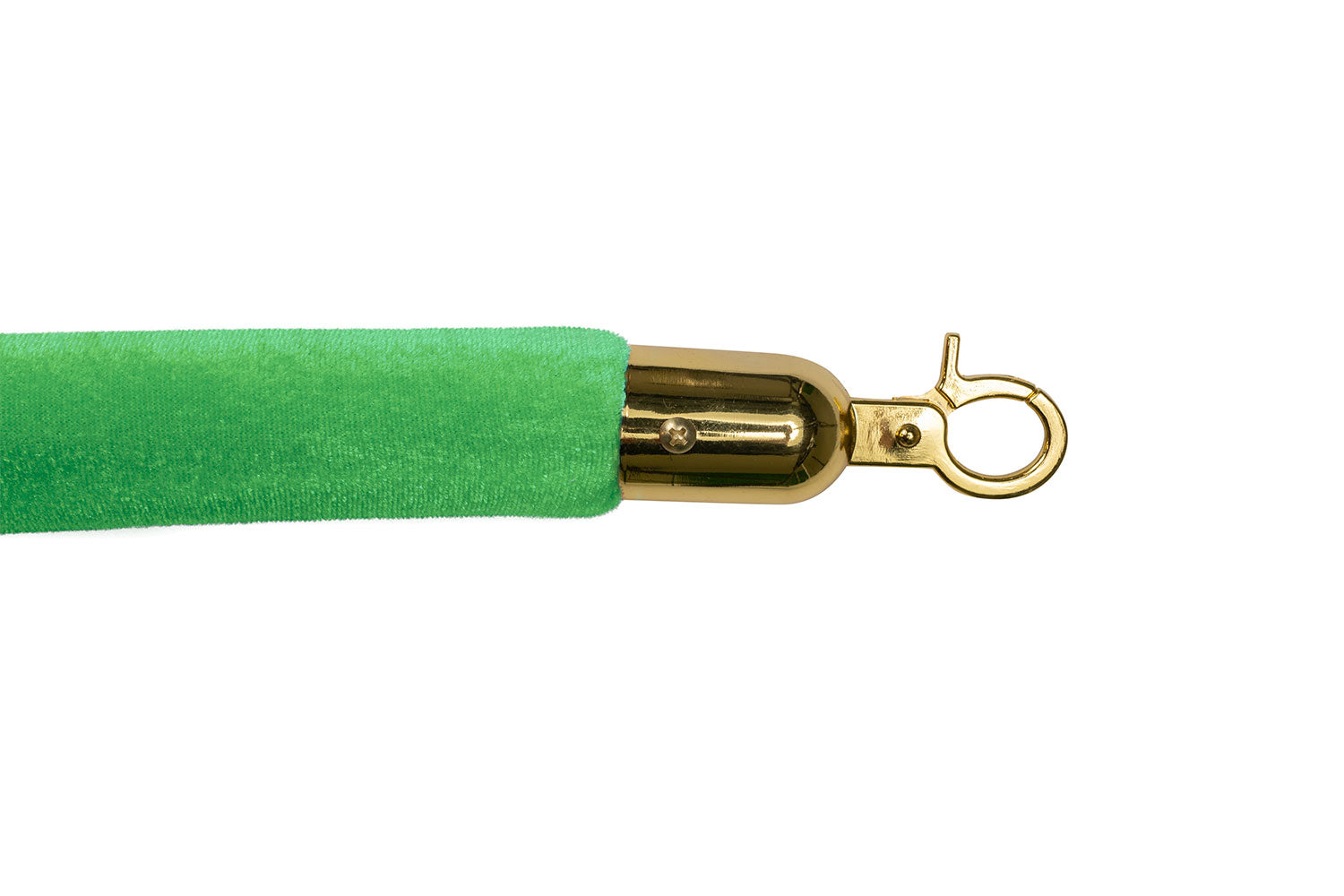 Afzetkoord Velours | Messing - Appelgroen | GJ Floors