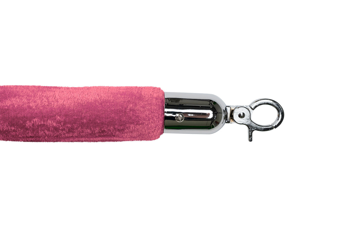 Afzetkoord Velours | Chroom - Roze | GJ Floors