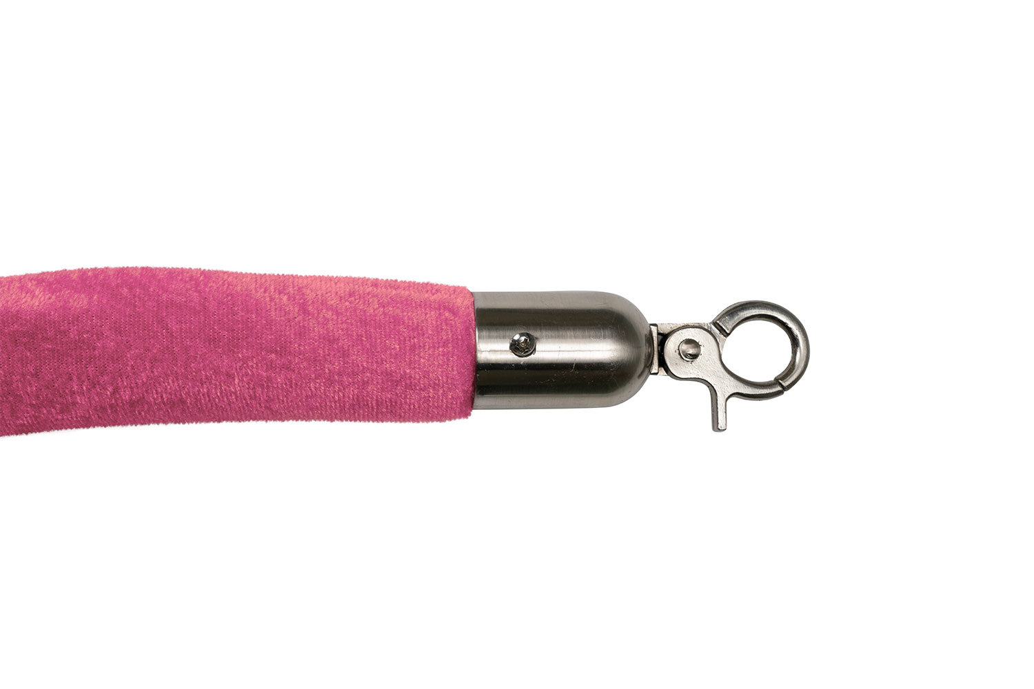 Afzetkoord Velours | Geborsteld Chroom - Roze | GJ Floors