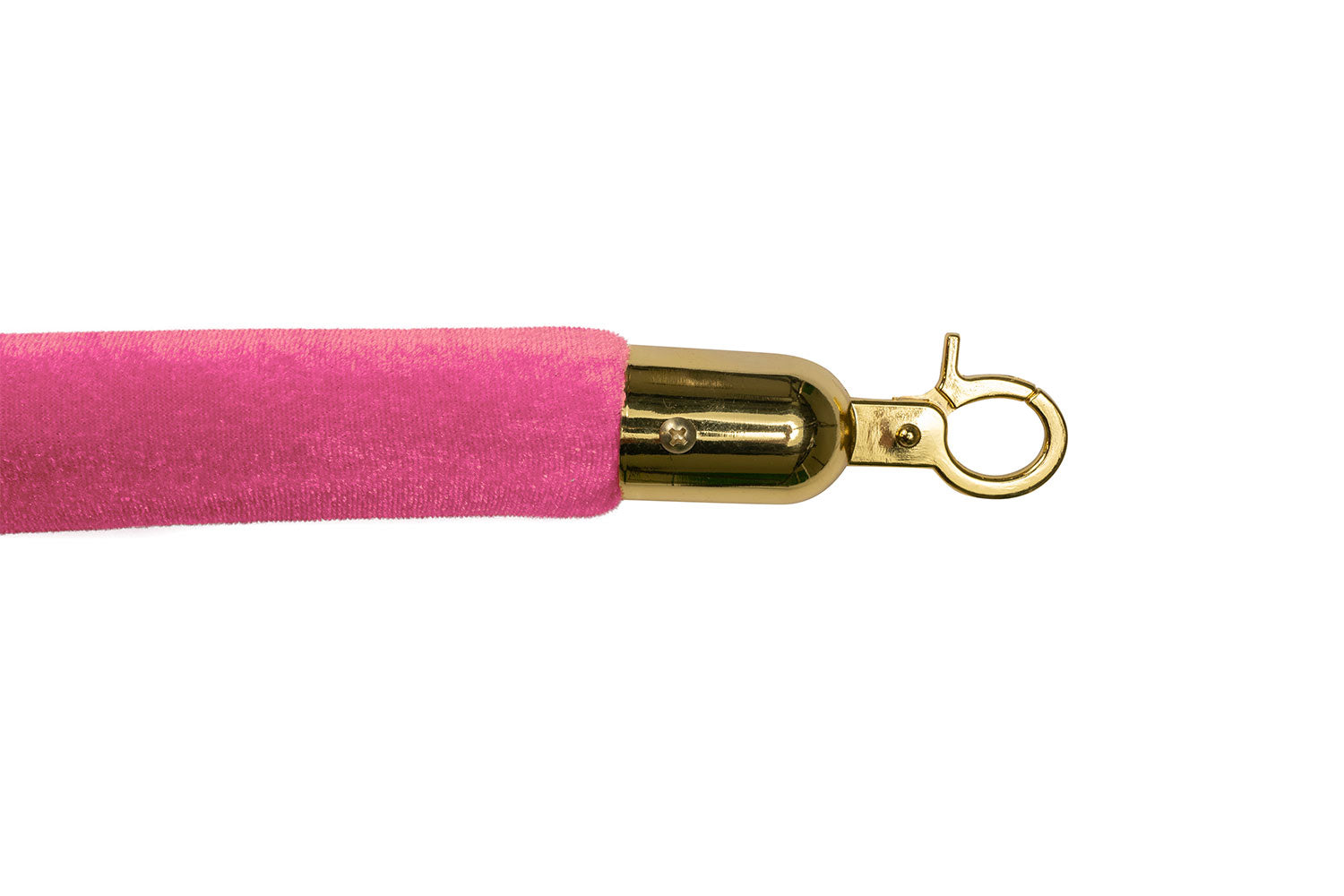 Afzetkoord Velours | Messing - Roze | GJ Floors