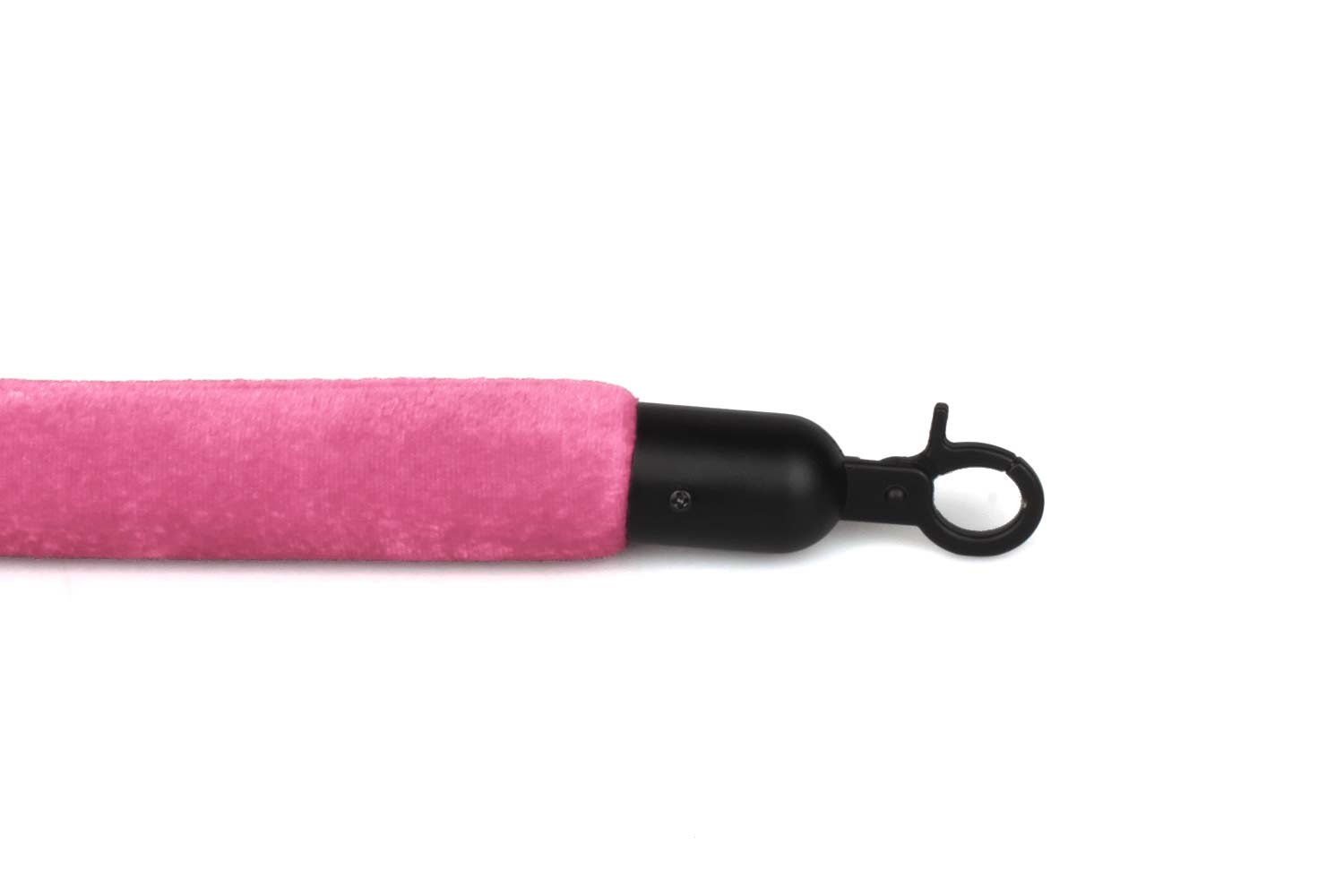 Afzetkoord Velours | Zwart - Roze | GJ Floors