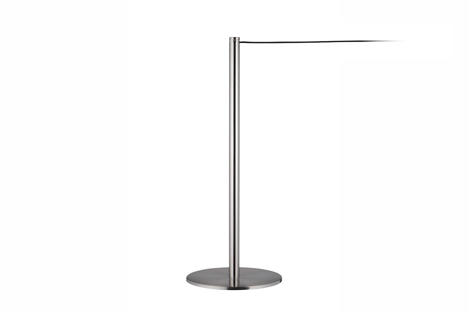 ForFlows Gallery Afzetpaal | Geborsteld Chroom - 90 cm Hoog