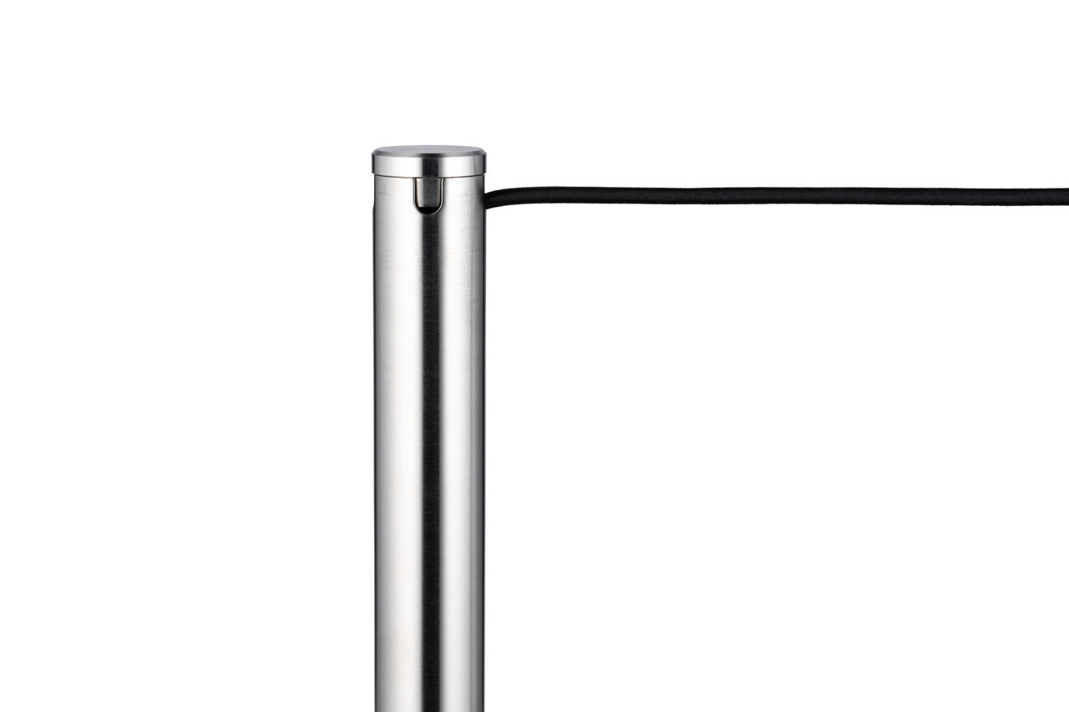 ForFlows Gallery Afzetpaal | Geborsteld Chroom - 60 cm Hoog