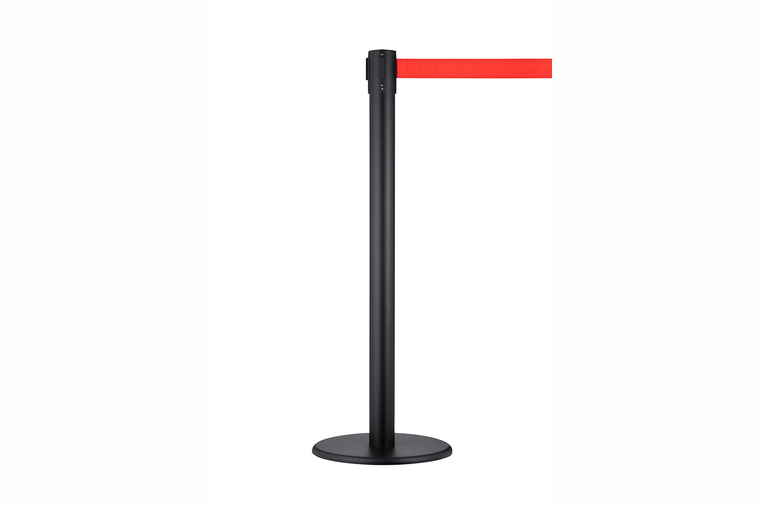 ForFlows Solid Afzetpaal | Zwart - Trekband Rood