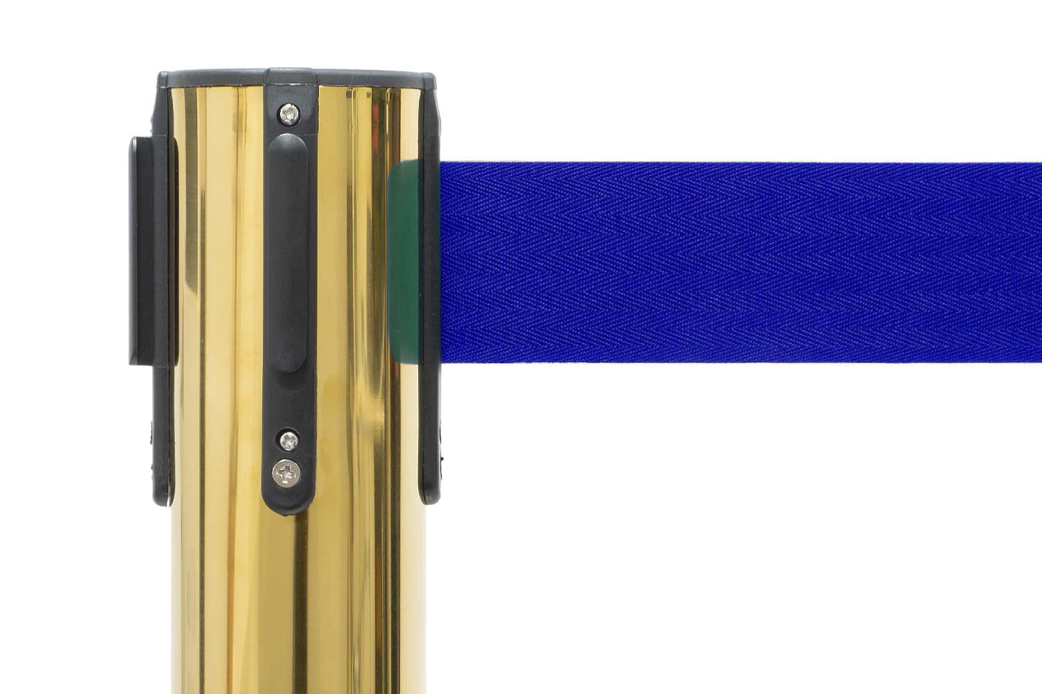 Afzetpaal met trekband | Messing - Donkerblauw