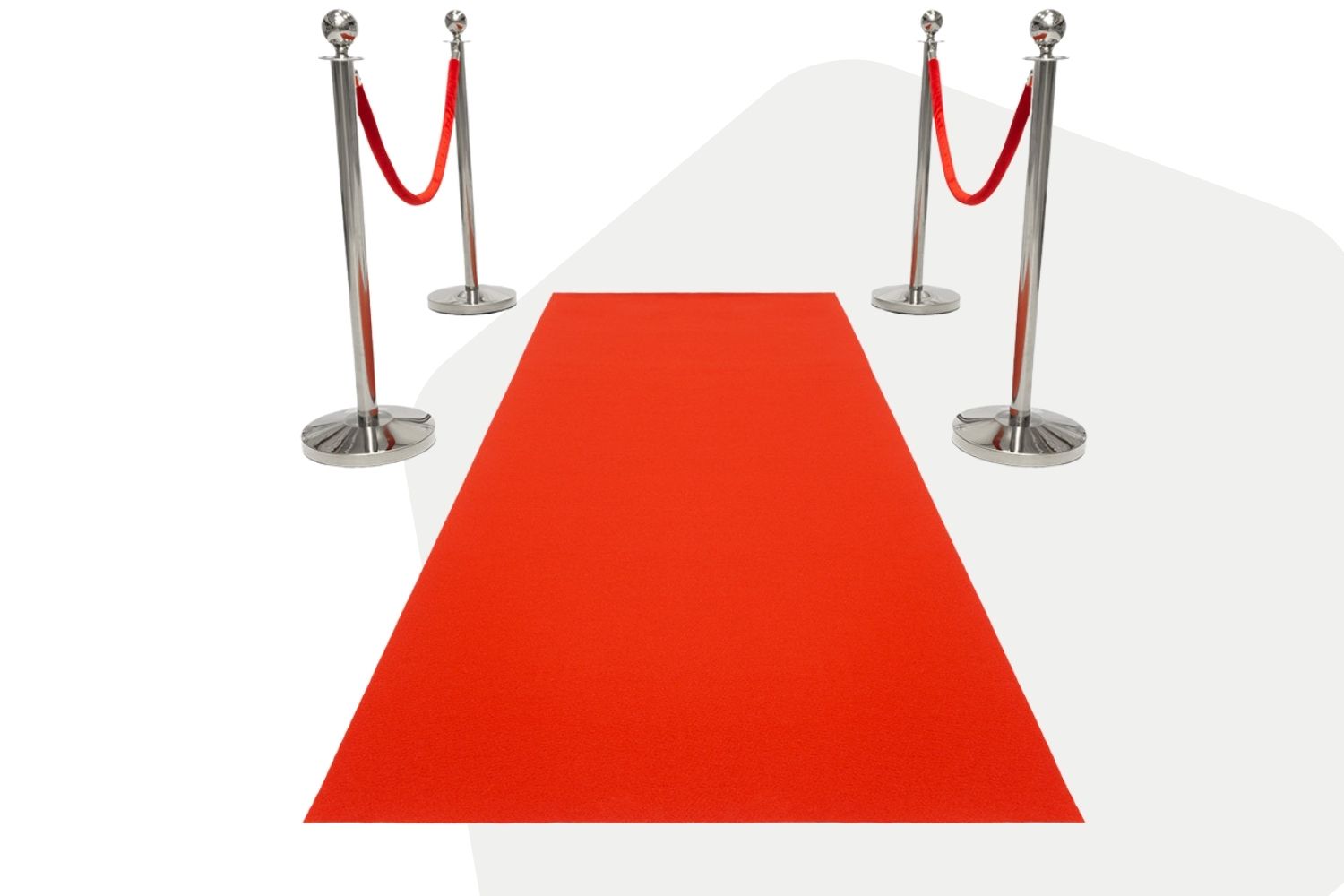 Entreepakket Grand Opening | Chroom - Rood | Loper Rood | GJ Floors