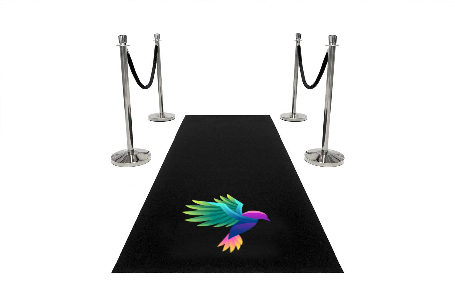 Entreepakket Permanent met Printloper | Chroom - Zwart | GJ Floors