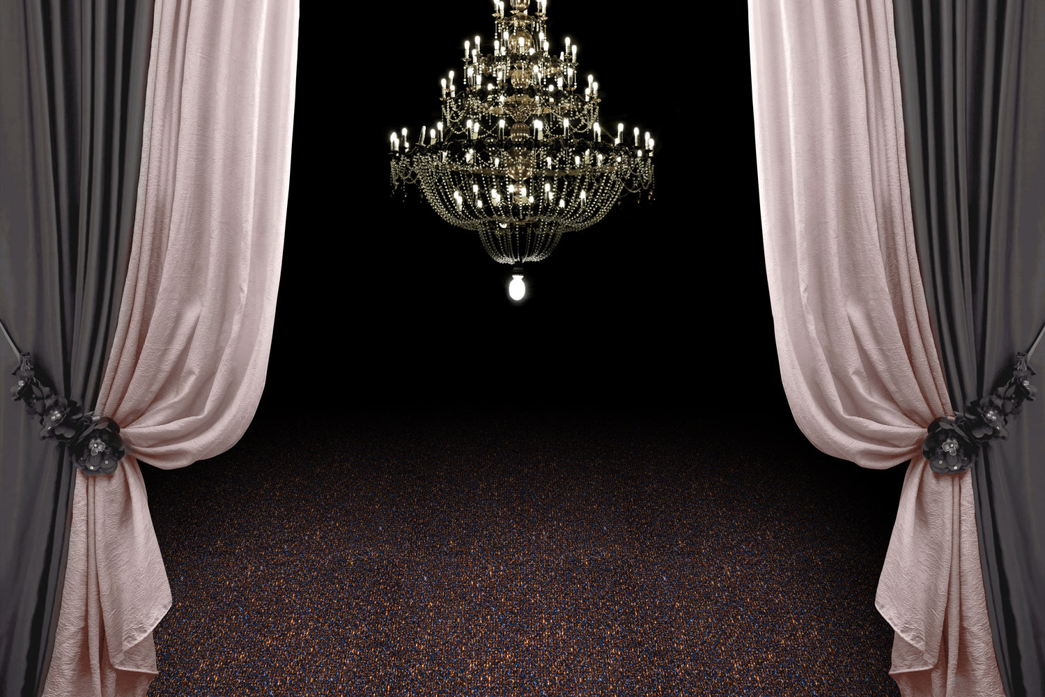 Glitterloper SunriseC | Oranje + Paars | GJ Floors