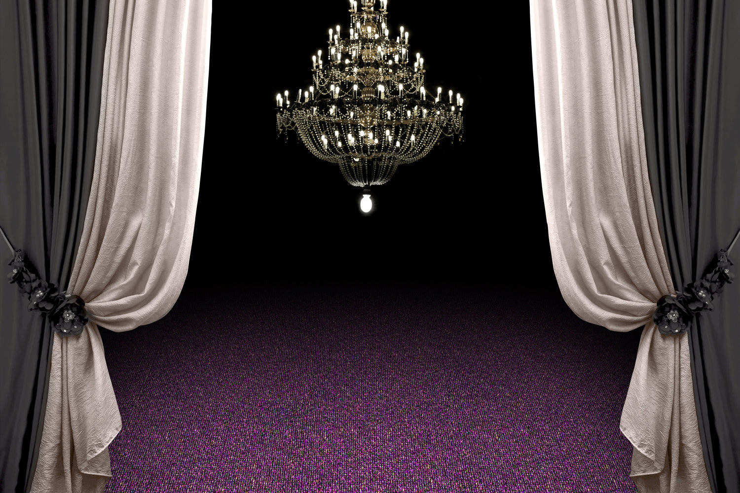Glitterloper SunriseC | Paars + Zilver | GJ Floors