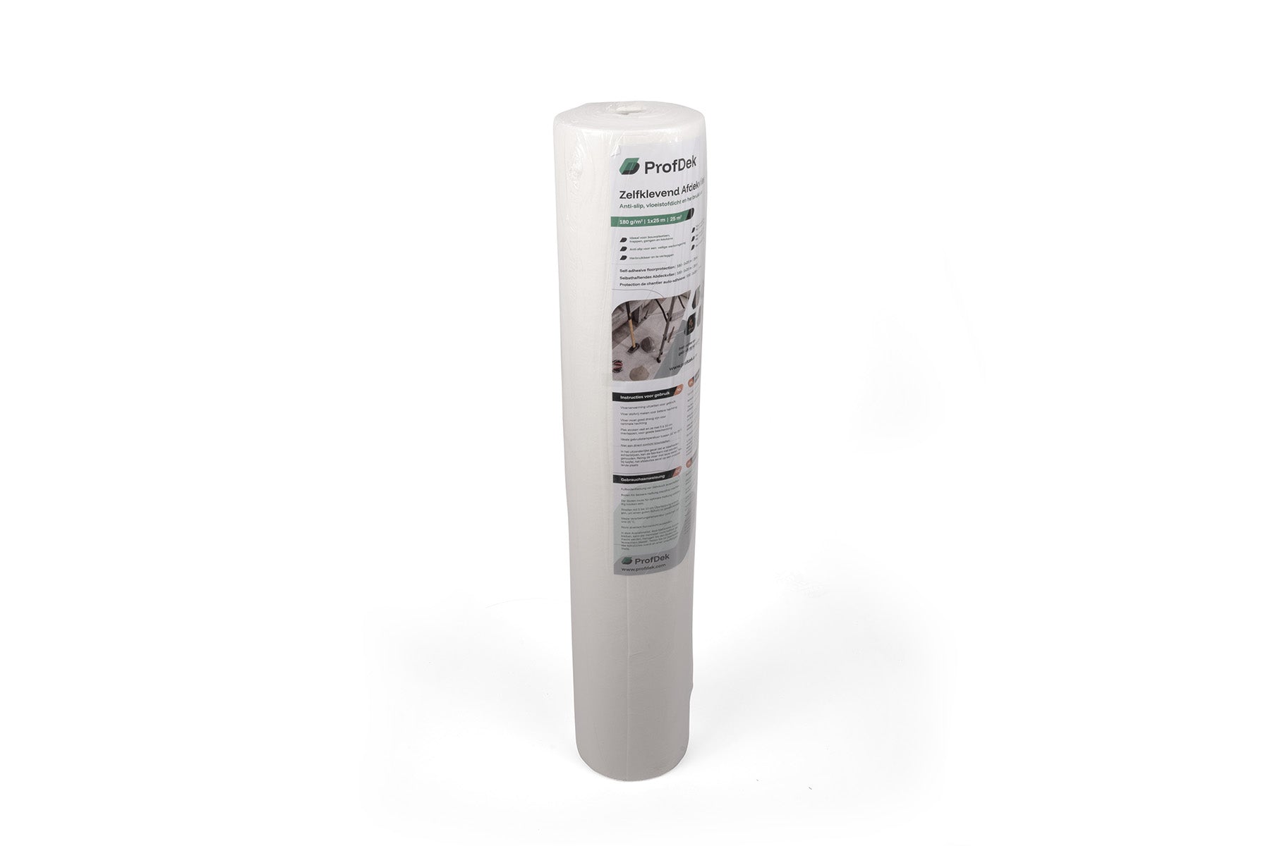 ProfDek | Zelfklevend Afdekvlies 180 | 1x25m