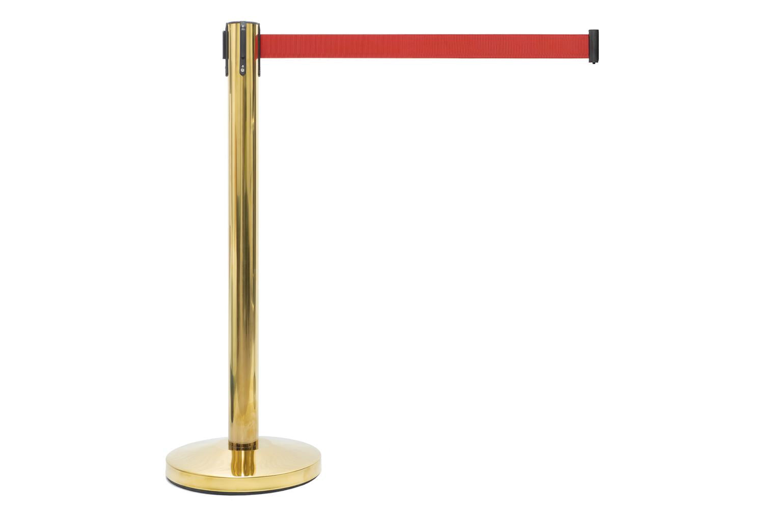 Set afzetpalen met Trekband | Messing - Rood