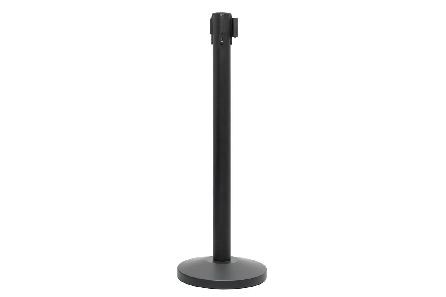 Afzetpaal met trekband | Zwart - Rood