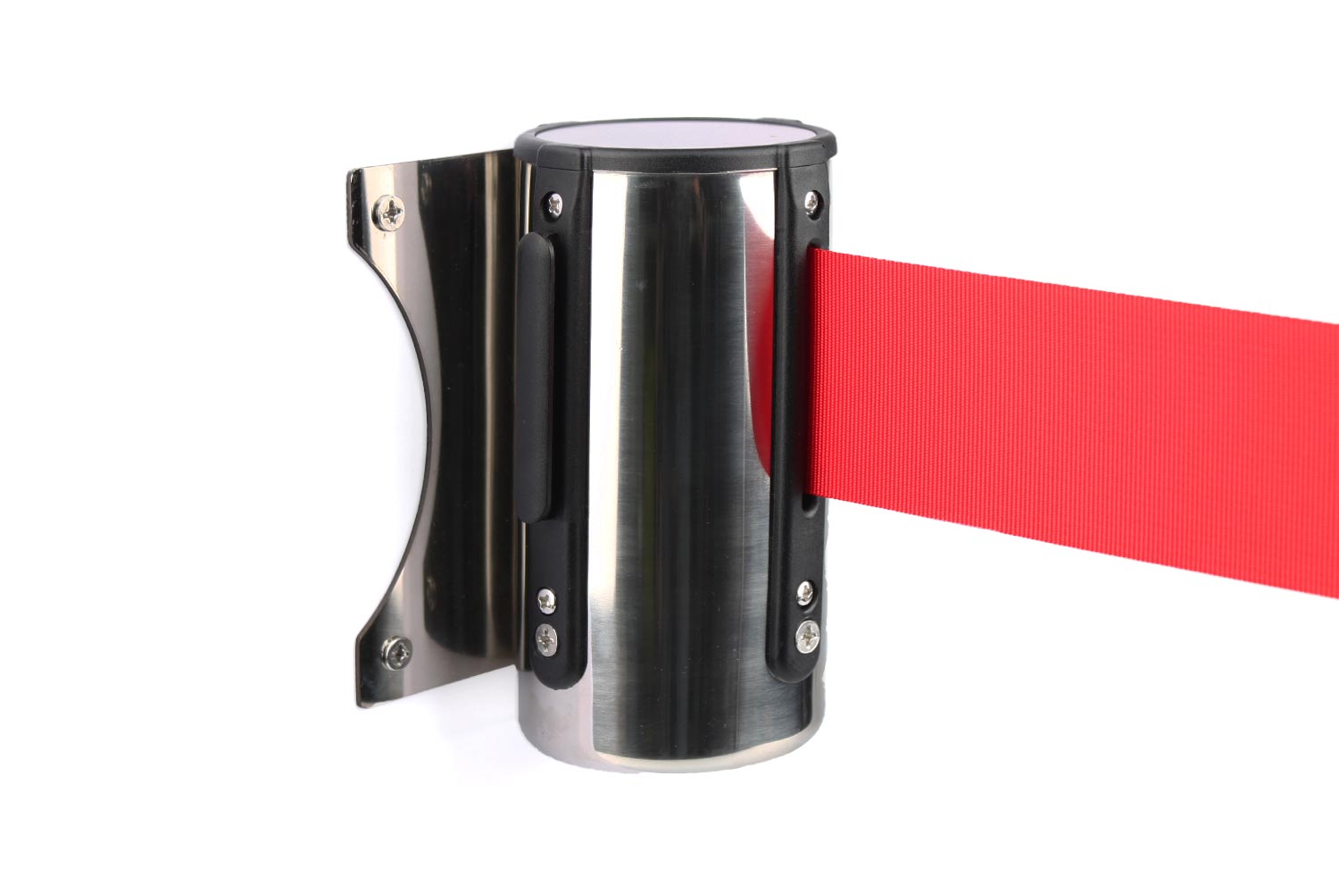 Wandsysteem met Trekband | Chroom - Rood | GJ Floors