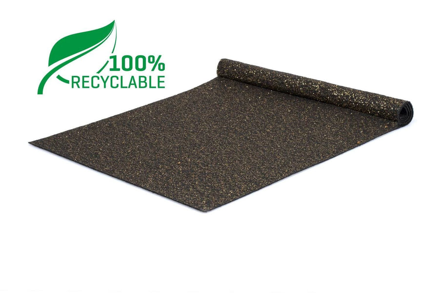 zwart-gouden glitterloper | Recycle