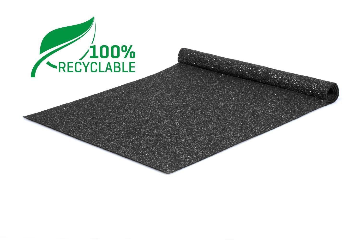 Glitter Recycle | 619 - Zwart Zilver Lopers Rodelopers 