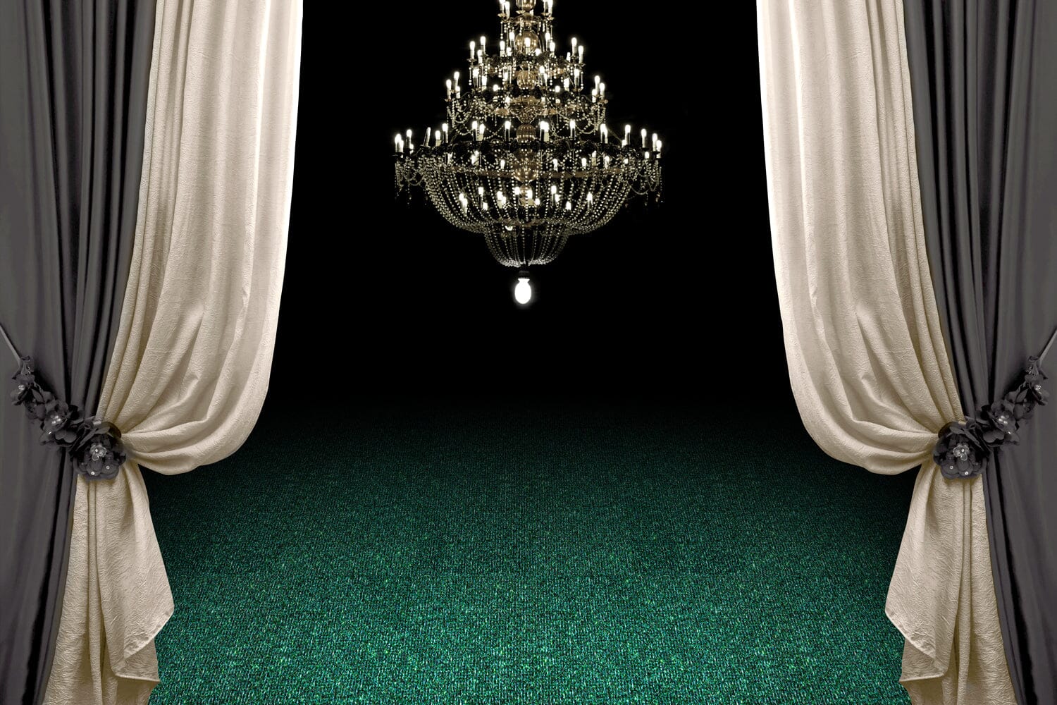 Glitterloper SunriseC | Blauw + Groen | GJ Floors