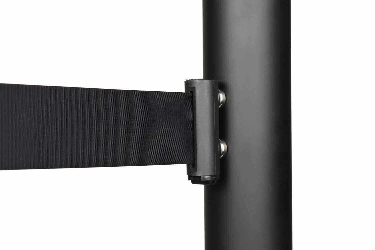 Magneetsysteem voor Afzetpaal met Trekband | Zwart | GJ Floors