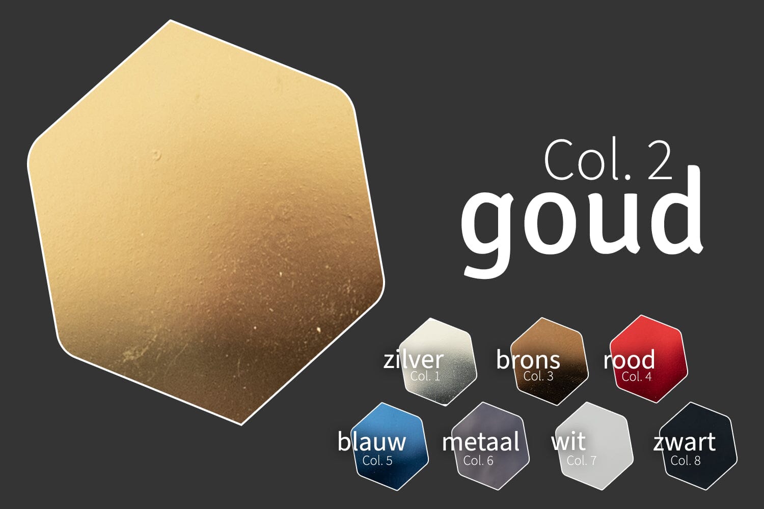 Mirror C | Spiegelloper | Col. 2 - Goud | GJ Floors