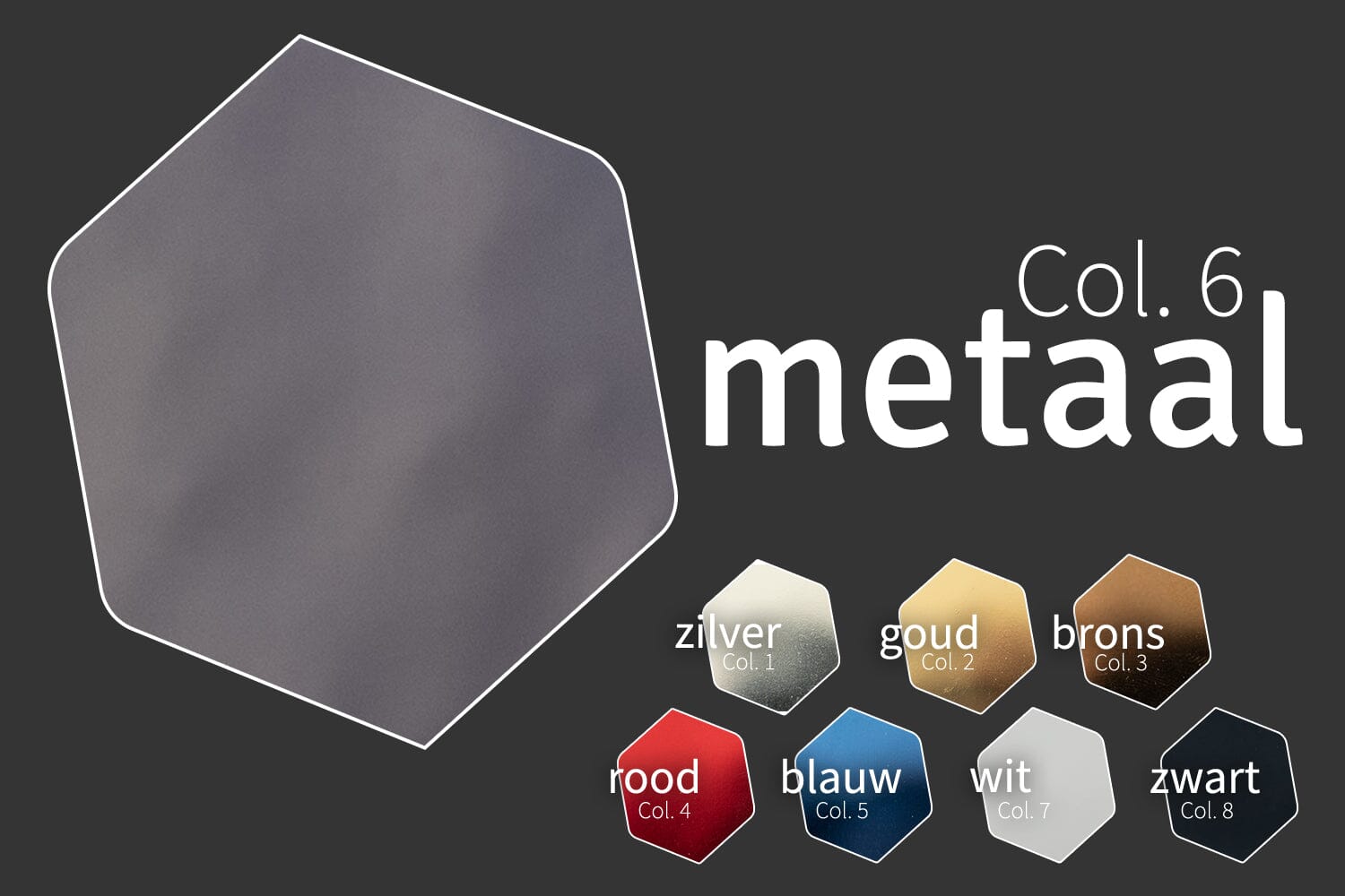 Mirror C | Spiegelloper | Col. 6 - Metaal | GJ Floors