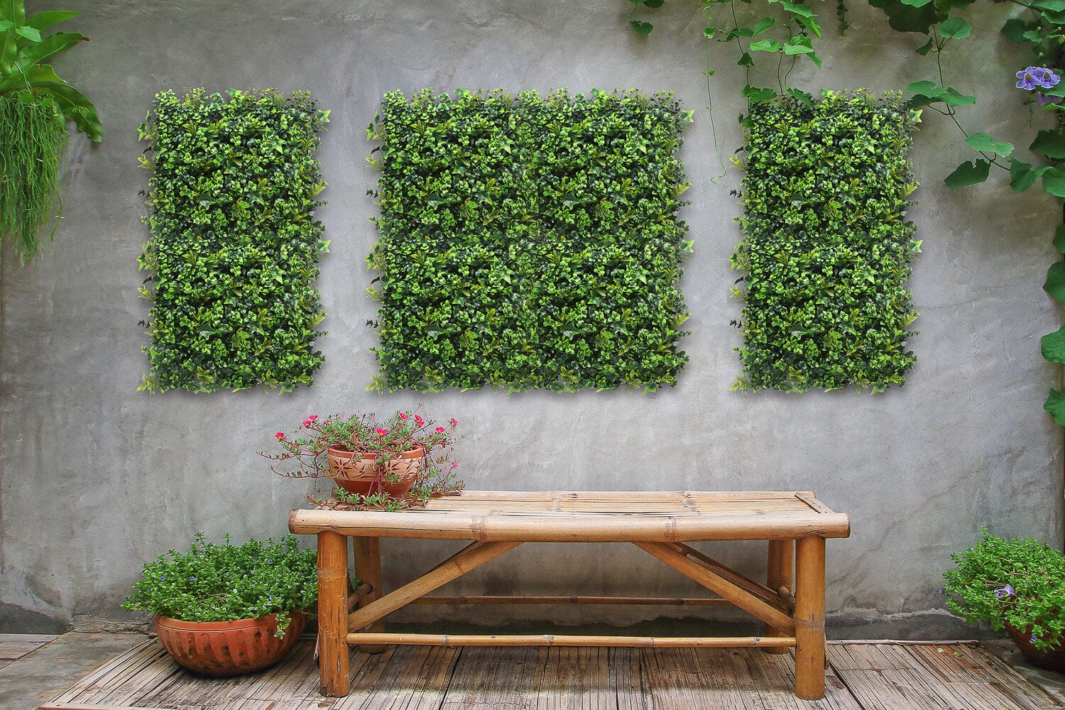 Kunsthaag Mix Vert | 100 x 100cm | GJ Floors