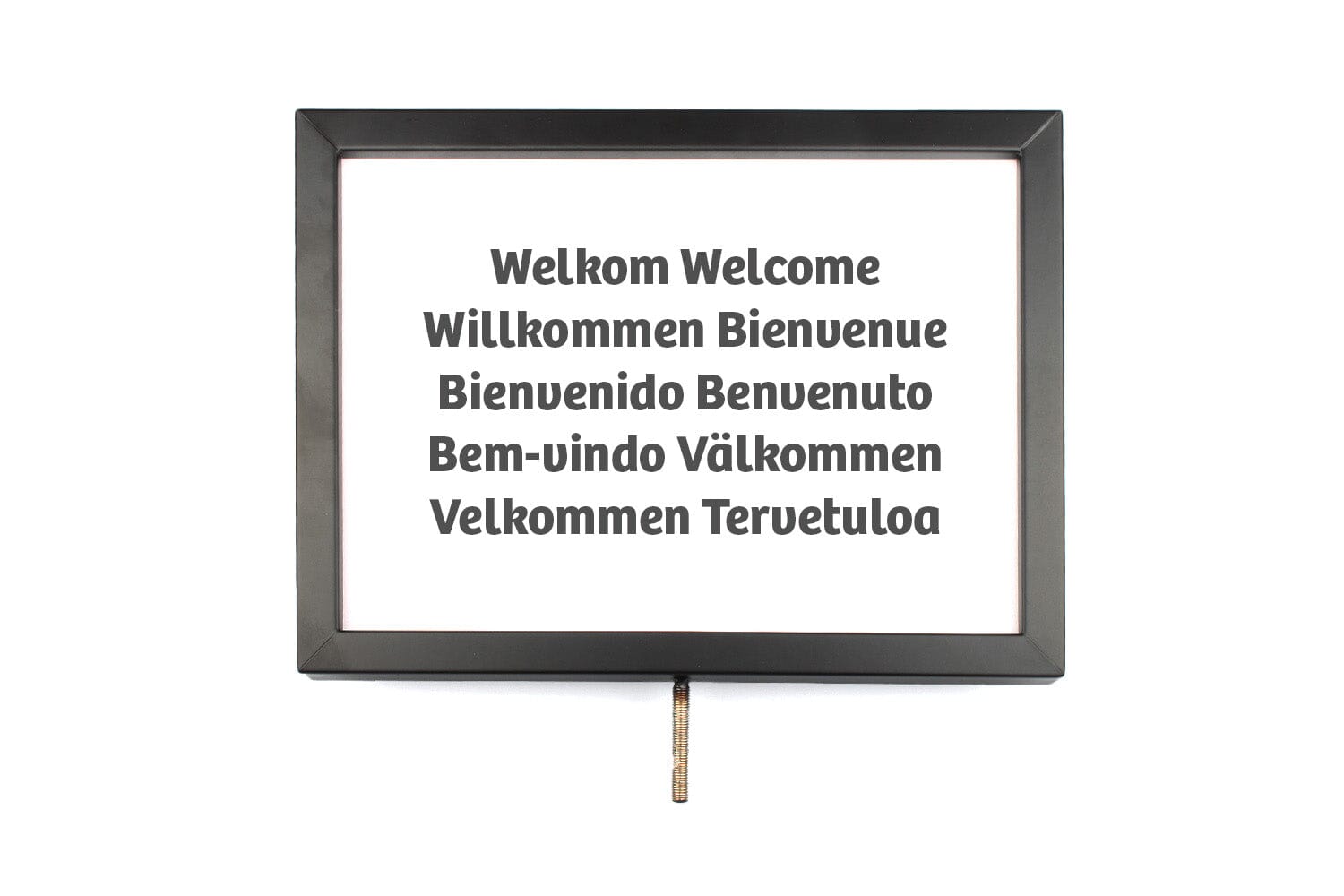 Posterframe A4 liggend voor Koord | Zwart | GJ Floors