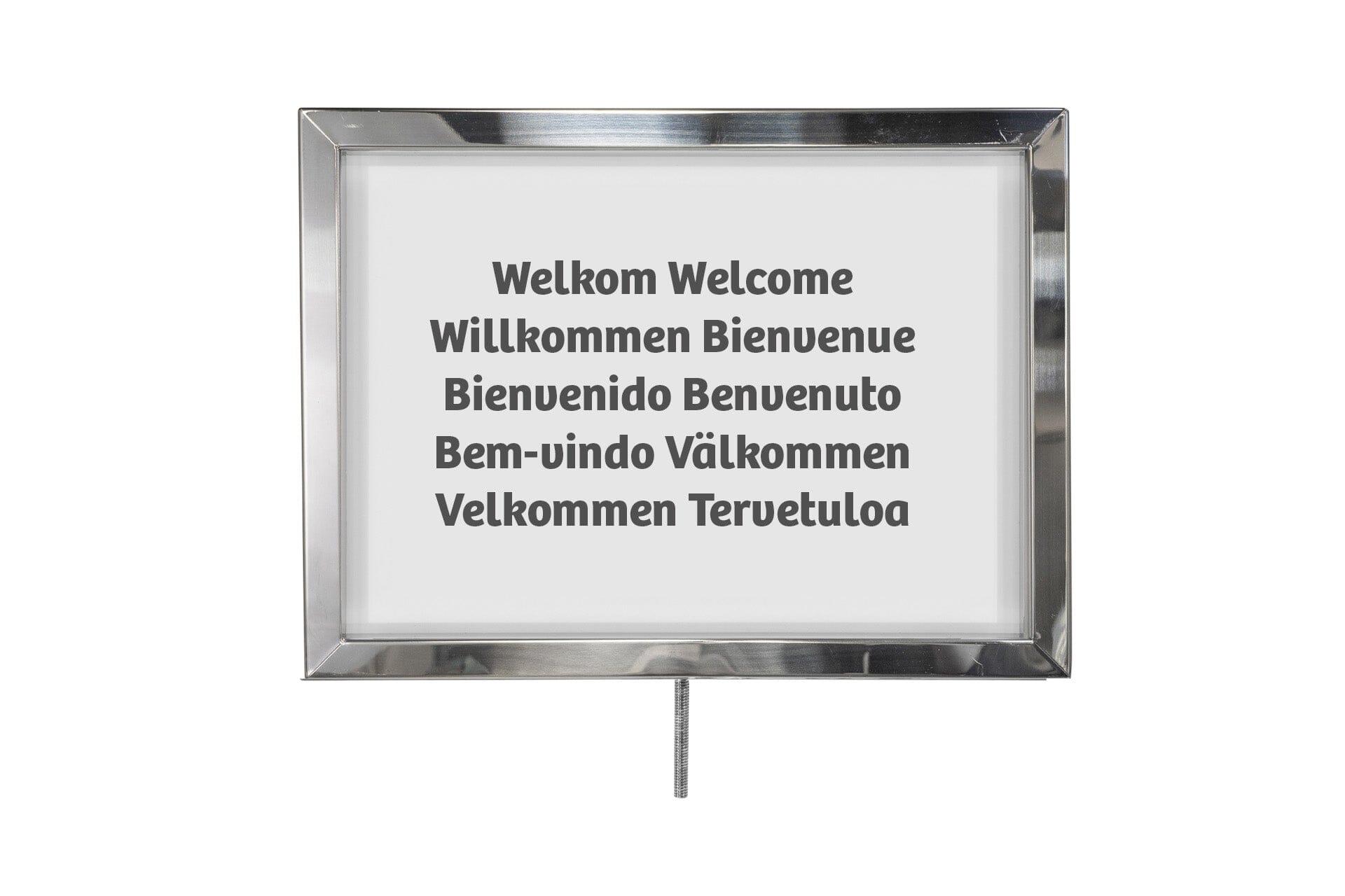 Posterframe A4 liggend voor Koord | Chroom | GJ Floors