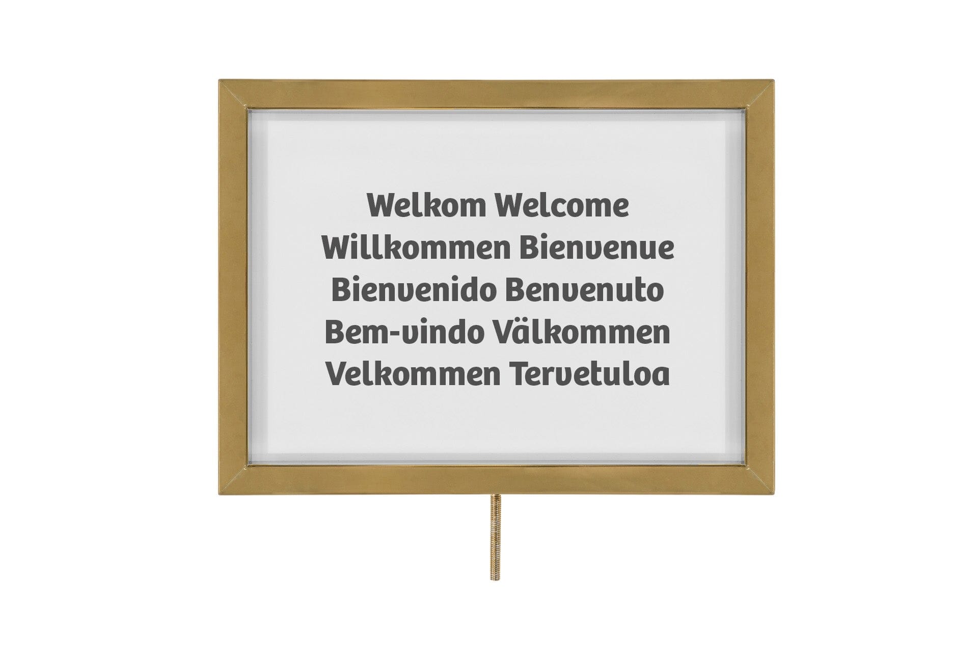 Posterframe A4 liggend voor Koord | Messing | GJ Floors