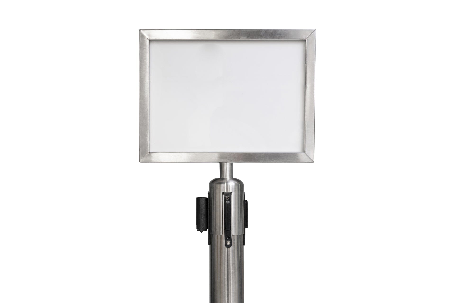 Posterframe A4 liggend voor Trekband | Geborsteld Chroom | GJ Floors