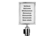 Posterframe A4 staand voor Trekband - Chroom van Rodelopers