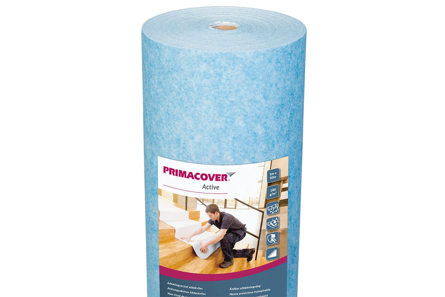Primacover | Vloerbescherming | Active - Ademingsactief | 100cm - 50m | GJ Floors