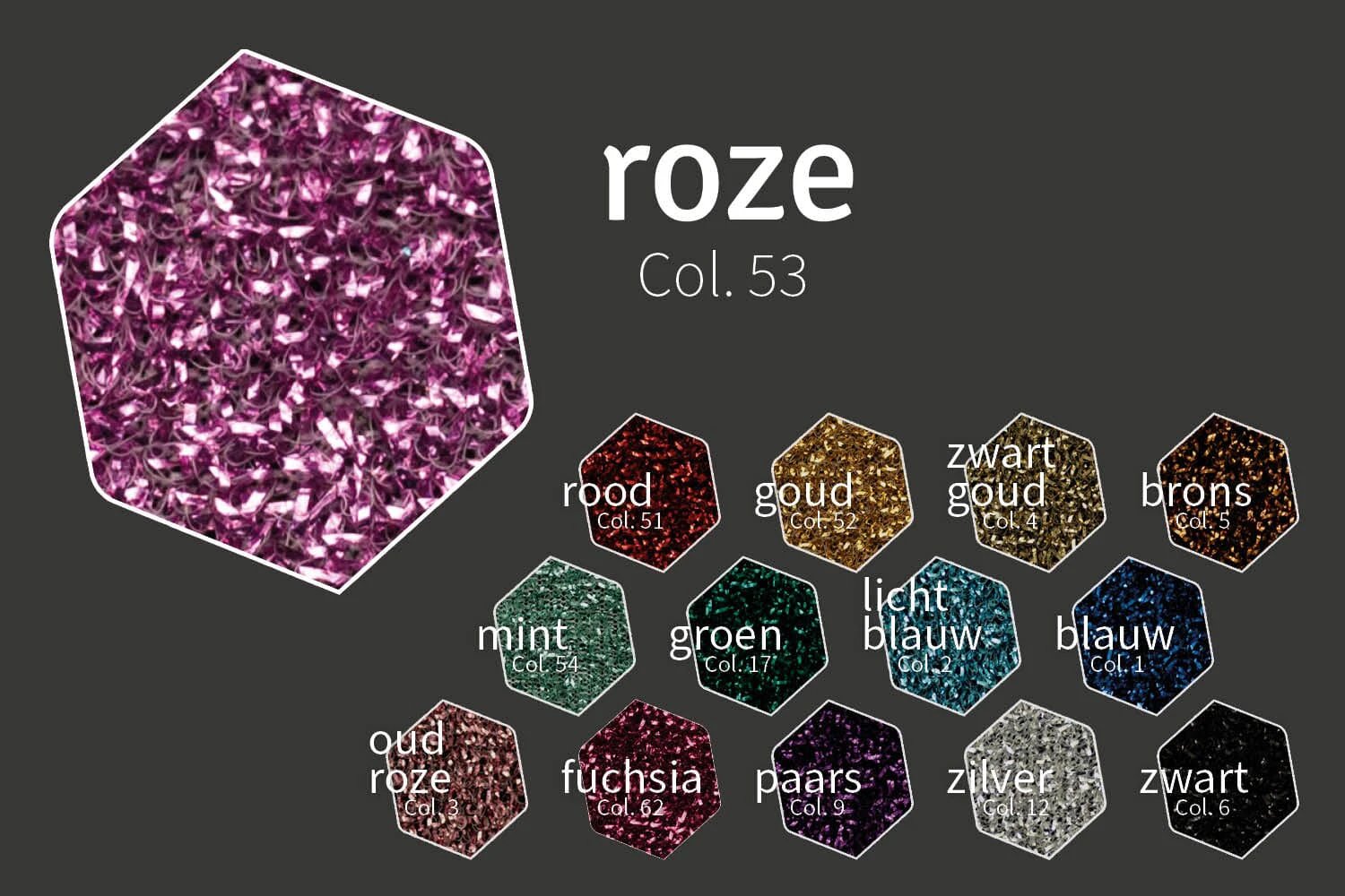 Roze glitterloper | Reflex – op maat | GJ Floors – Rodelopers