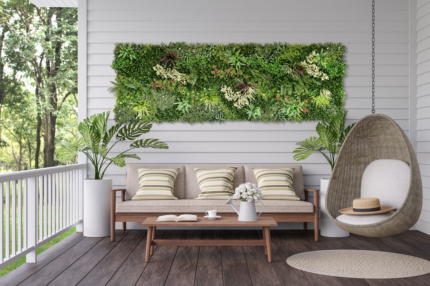 Kunsthaag Ruby A | 100 x 100cm | GJ Floors