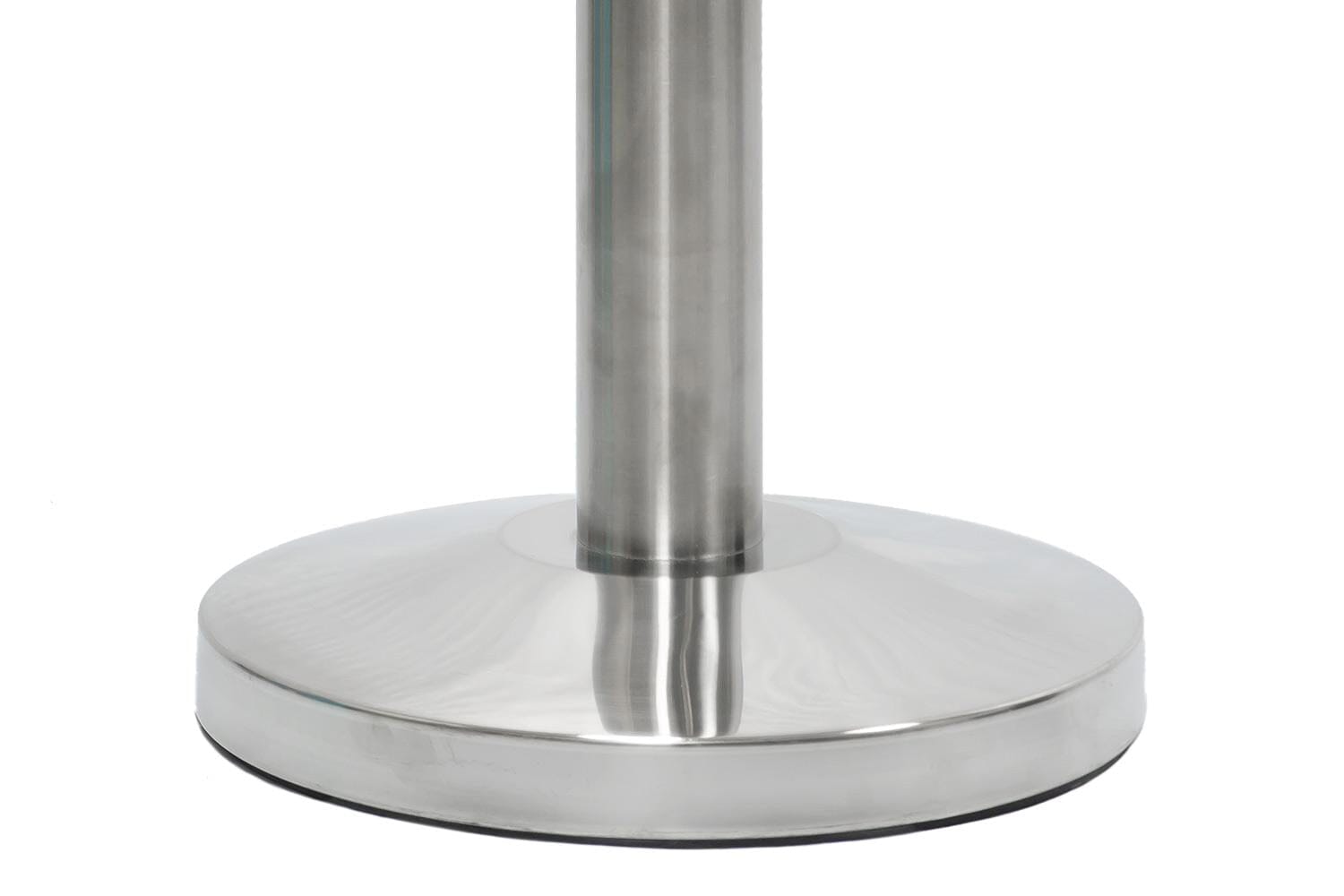 Set afzetpalen met Trekband | Geborsteld Chroom - Rood Afzetpalen Rodelopers 