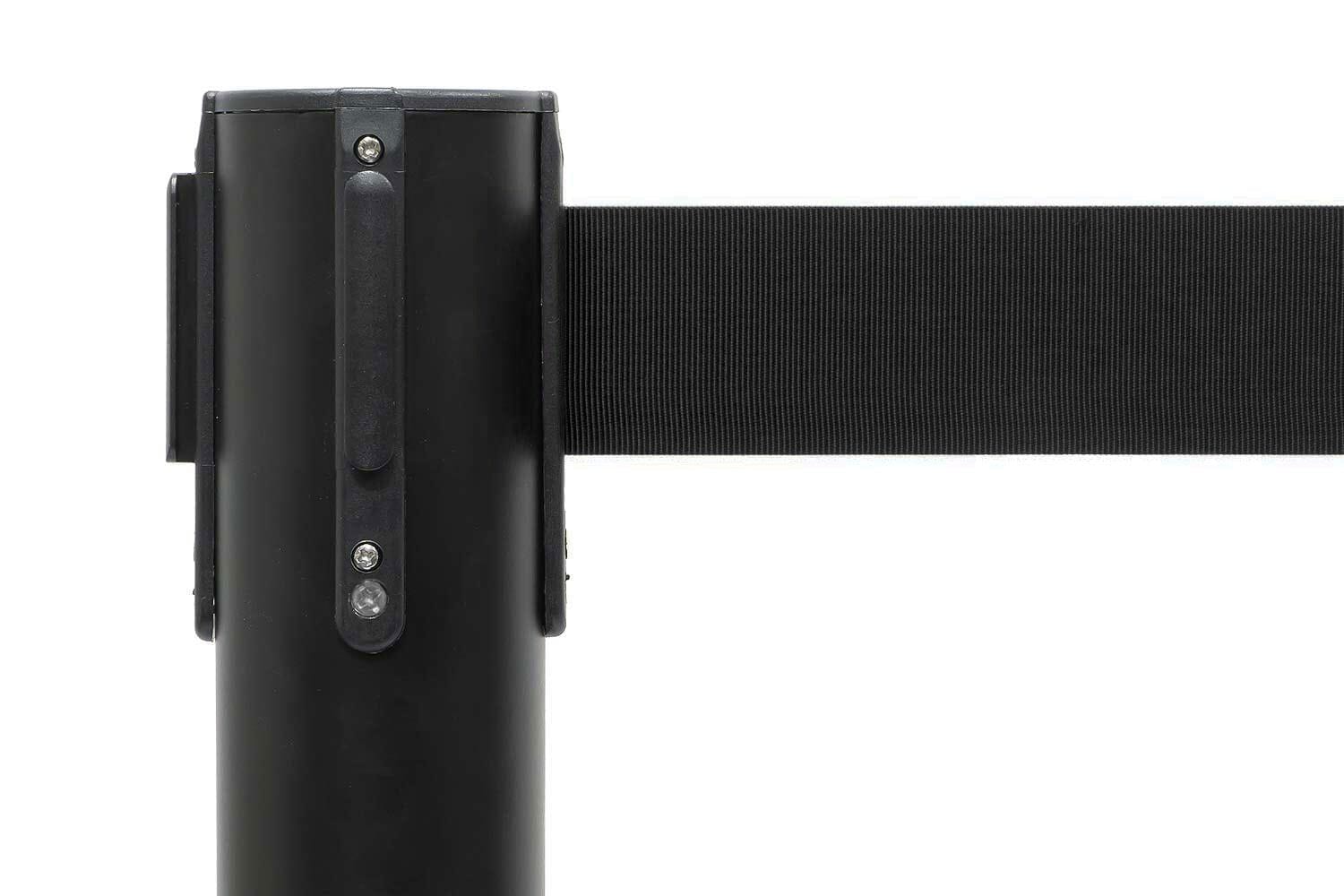 Set afzetpalen met Trekband | Zwart - Zwart Afzetpalen Rodelopers 