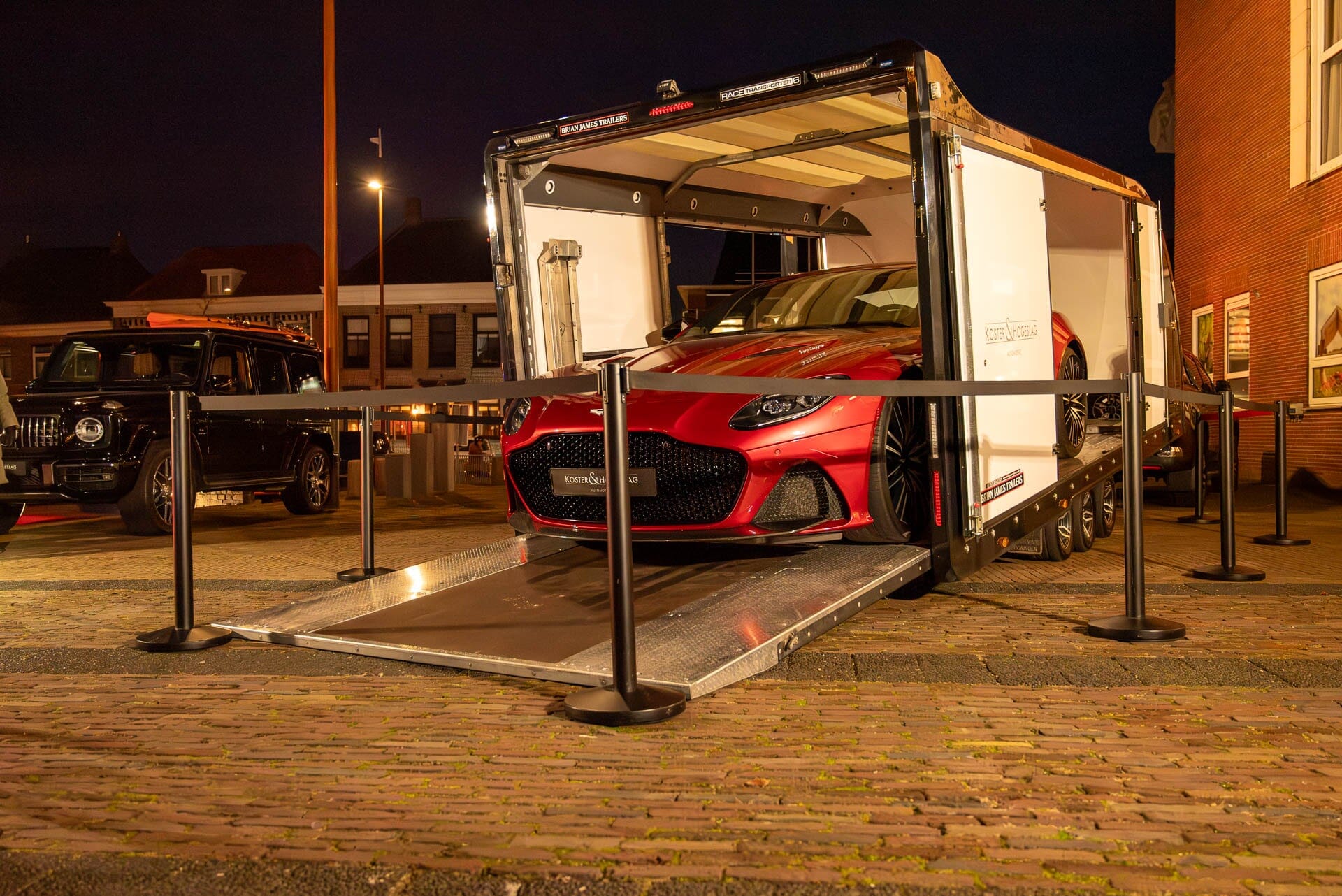 Set afzetpalen met Trekband | Zwart - Zwart Afzetpalen Rodelopers 