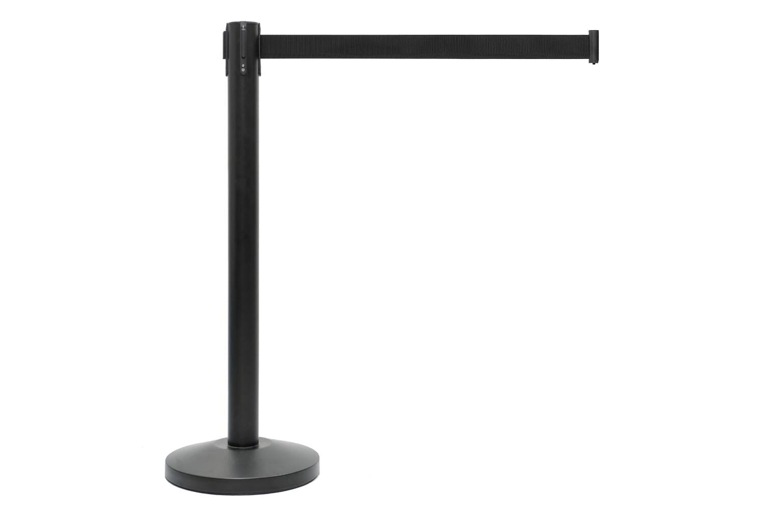 Set afzetpalen met Trekband | Zwart - Zwart Afzetpalen Rodelopers 