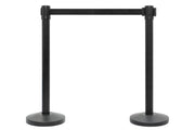 Set afzetpalen met Trekband | Zwart - Zwart van Rodelopers