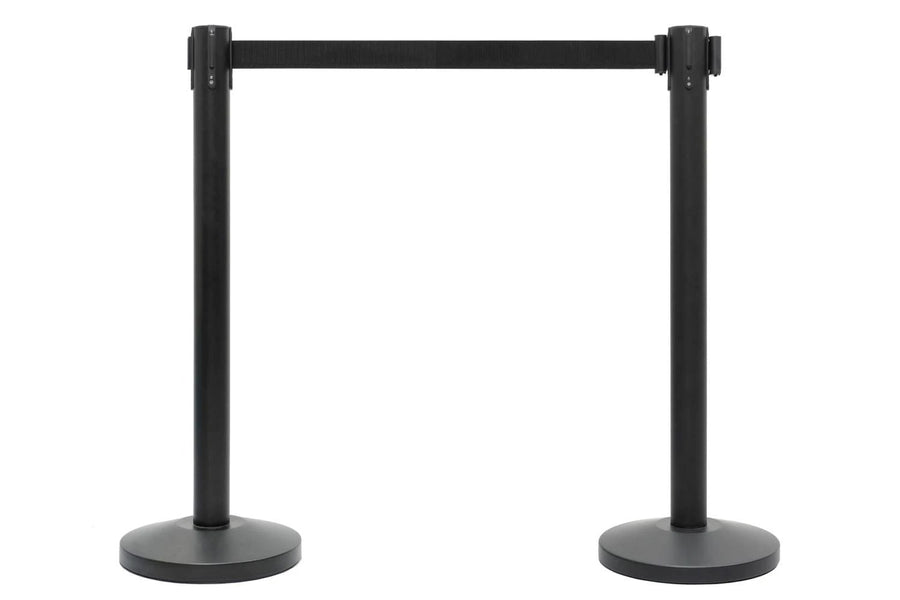 Set afzetpalen met Trekband | Zwart - Zwart