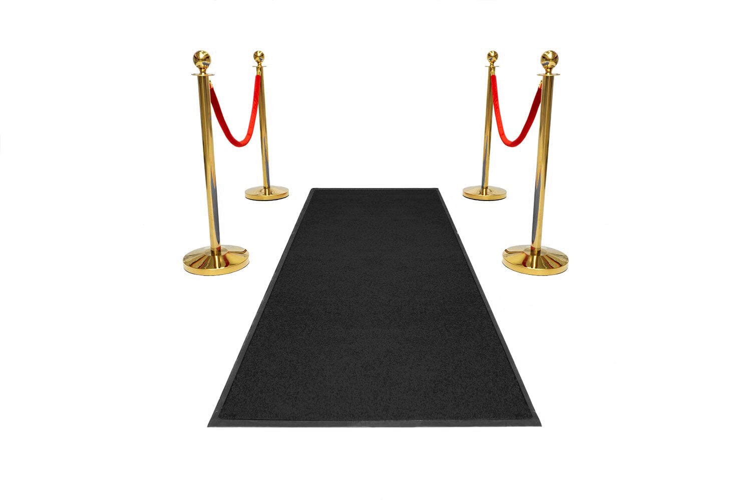 Solid | Schoonloopmat | Zwart | 90 x 250 cm | GJ Floors