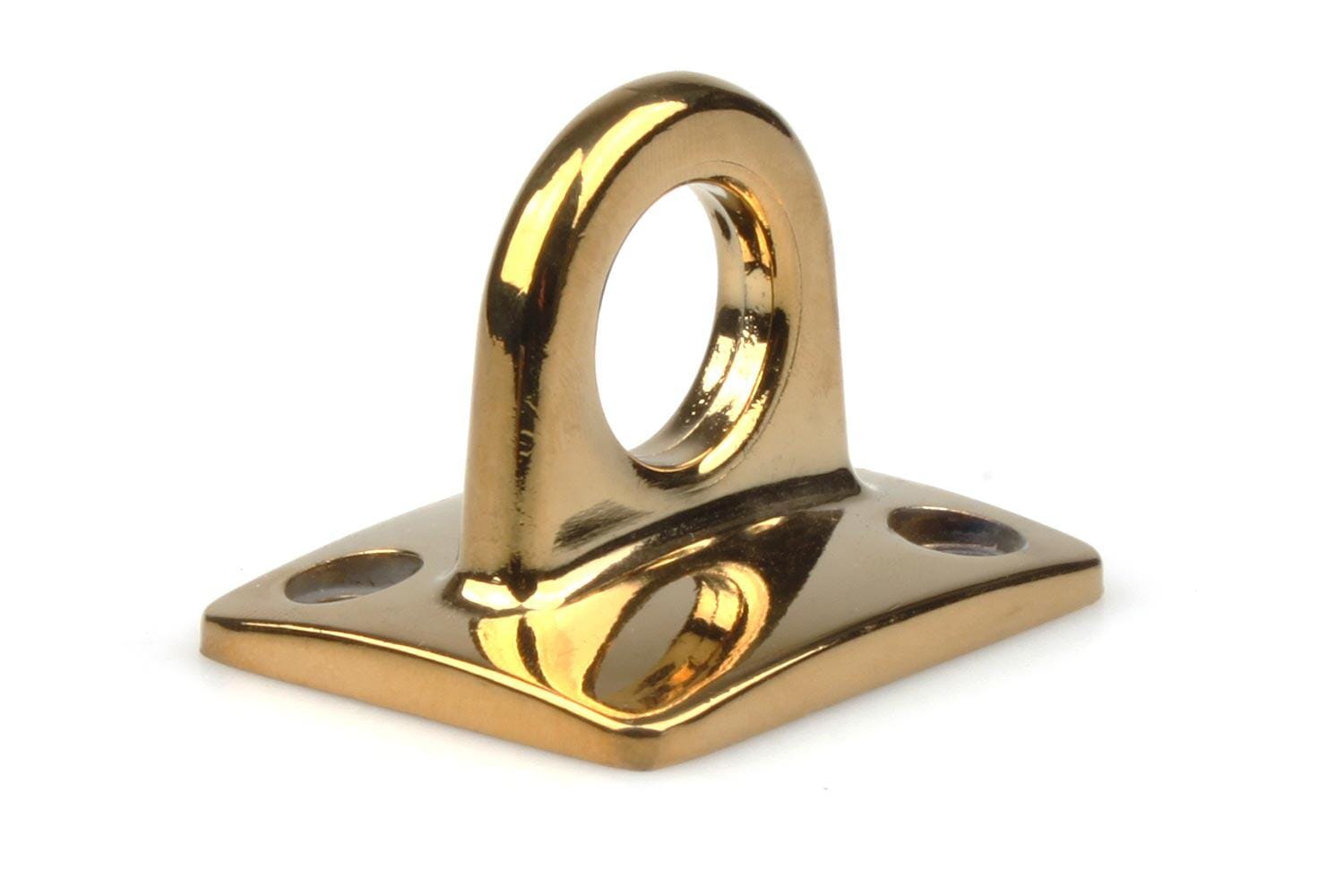 Wandhaak voor koord | Messing | GJ Floors