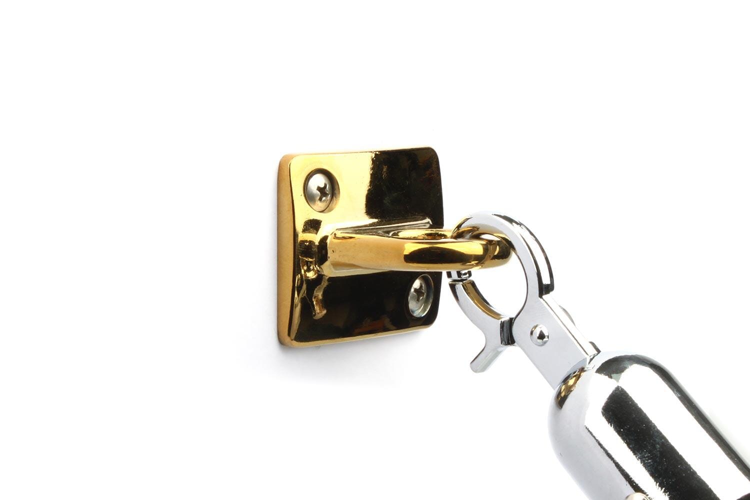 Wandhaak voor koord | Messing | GJ Floors