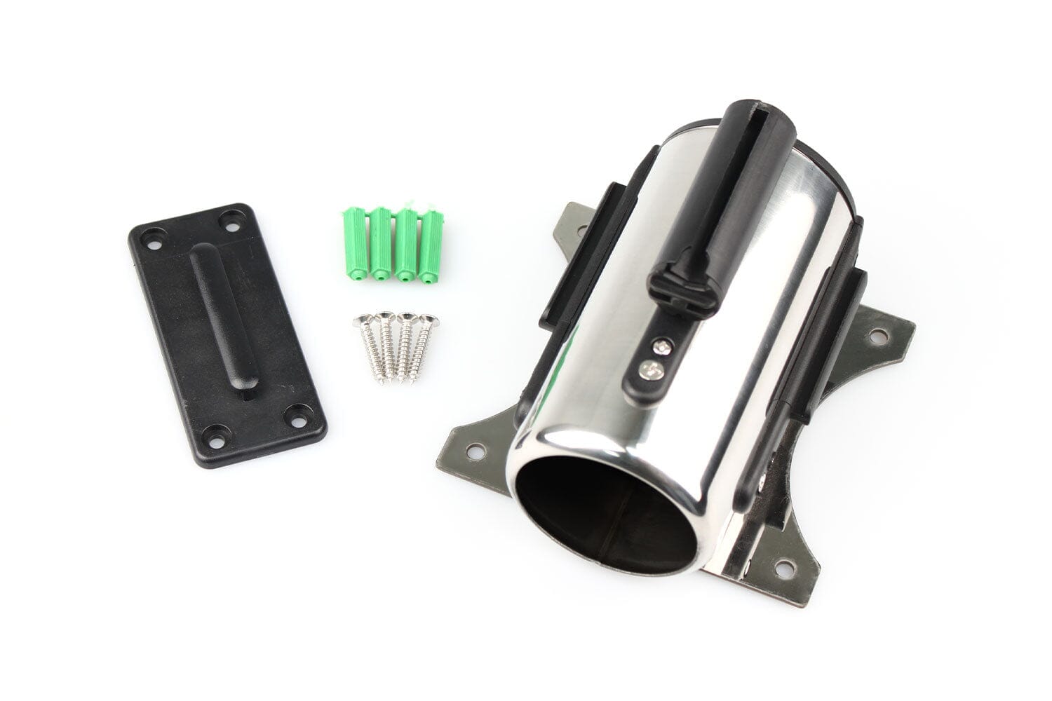 Wandsysteem met Trekband | Chroom - Zwart | GJ Floors