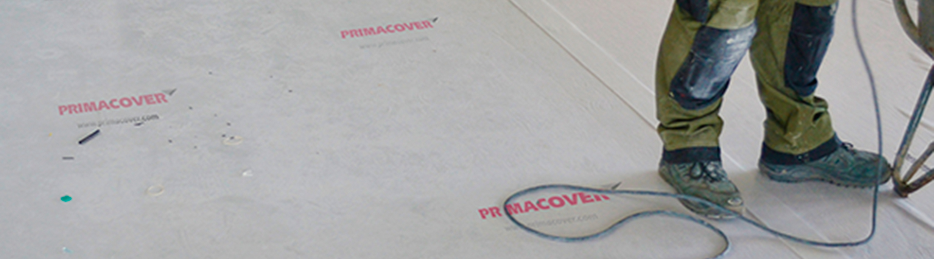 PrimaCover beschermt vloer tijdens werkzaamheden